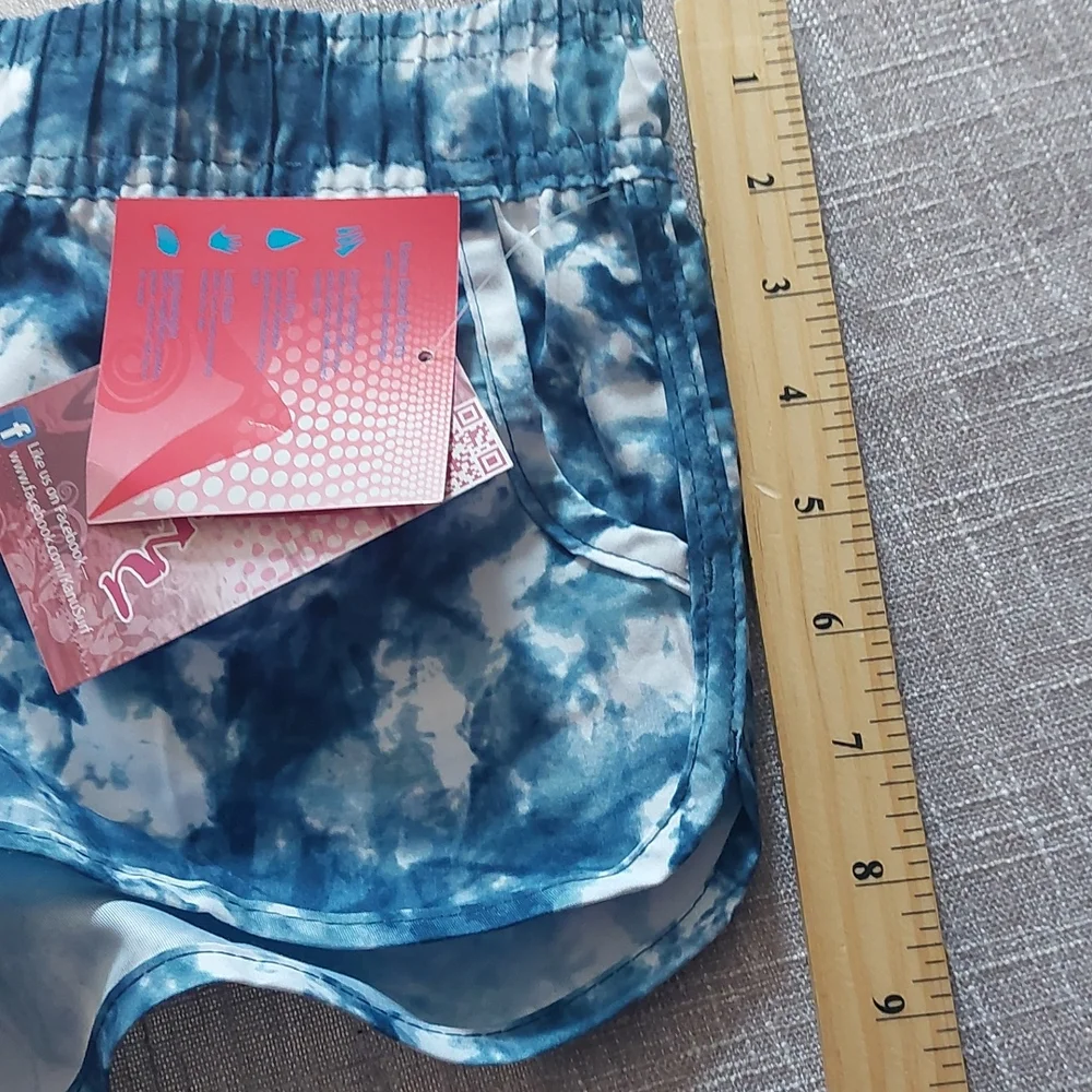 Kanu Surf Girls seafoam upf 50 +Quick Dry beach board shorts color Denim size XL